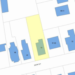 63 Court St, Newton, MA 02458 plot plan