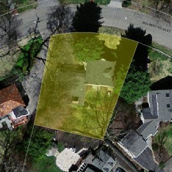 67 Colbert Rd, Newton, MA 02465 aerial view