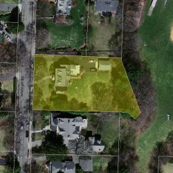 63 Windsor Rd, Newton, MA 02468 aerial view