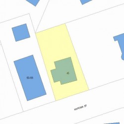 45 Chaske Ave, Newton, MA 02466 plot plan