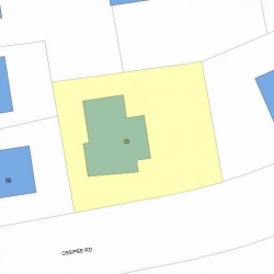 89 Ossipee Rd, Newton, MA 02464 plot plan