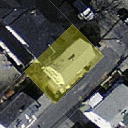 195 Adams St, Newton, MA 02460 aerial view
