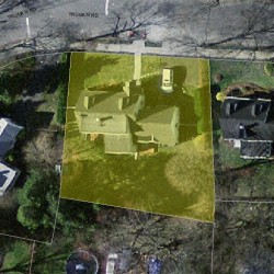 28 Truman Rd, Newton, MA 02459 aerial view