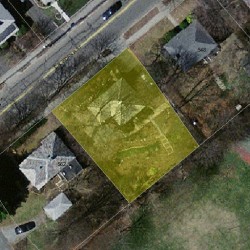 558 California St, Newton, MA 02460 aerial view