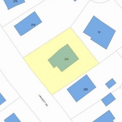 220 Langley Rd, Newton, MA 02459 plot plan