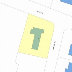 5 Pickwick Rd, Newton, MA 02465 plot plan