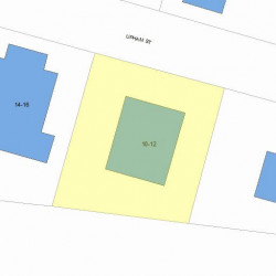 12 Upham St, Newton, MA 02465 plot plan