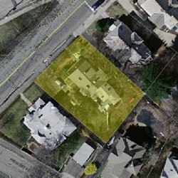 20 Lowell Ave, Newton, MA 02460 aerial view