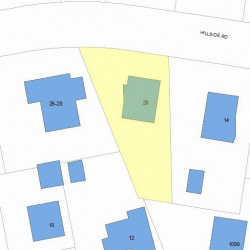 20 Hillside Rd, Newton, MA 02461 plot plan