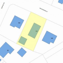 150 Woodward St, Newton, MA 02461 plot plan