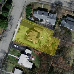 110 Winslow Rd, Newton, MA 02468 aerial view