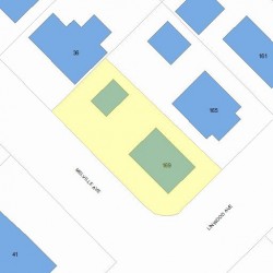 169 Linwood Ave, Newton, MA 02460 plot plan