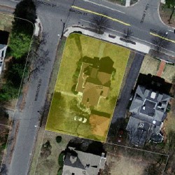 1762 Beacon St, Newton, MA 02468 aerial view