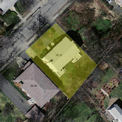 30 Ashmont Ave, Newton, MA 02458 aerial view