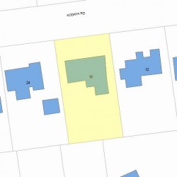 18 Kodaya Rd, Newton, MA 02468 plot plan