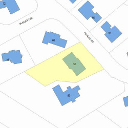 52 Fairlee Rd, Newton, MA 02468 plot plan