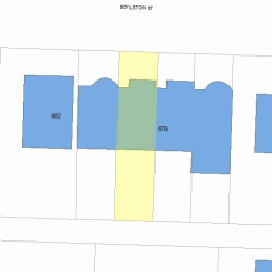 678 Boylston St, Newton, MA 02459 plot plan