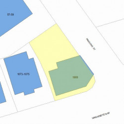 1069 Washington St, Newton, MA 02465 plot plan