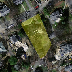18 Sewall St, Newton, MA 02465 aerial view