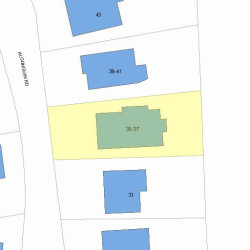 35 Algonquin Rd, Roxbury-Xing, MA 02467 plot plan