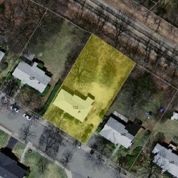 132 Stanley Rd, Newton, MA 02468 aerial view