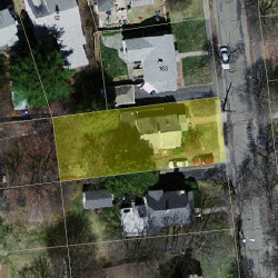 167 Melrose St, Newton, MA 02466 aerial view