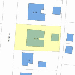 34 Wessex Rd, Newton, MA 02459 plot plan