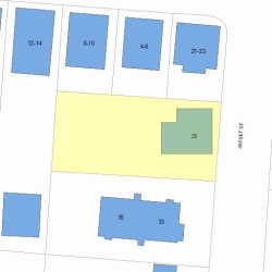 29 Jasset St, Newton, MA 02458 plot plan