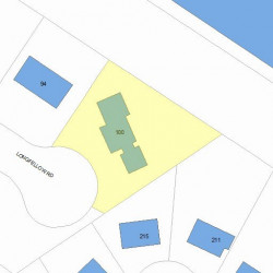 100 Longfellow Rd, Newton, MA 02462 plot plan