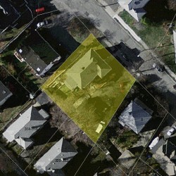 14 Jackson Ter, Newton, MA 02458 aerial view