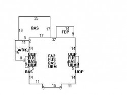 2 Evergreen Ave, Newton, MA 02466 floor plan