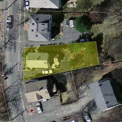 141 Edinboro St, Newton, MA 02460 aerial view