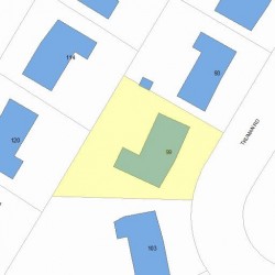 99 Truman Rd, Newton, MA 02459 plot plan