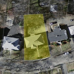 52 Westchester Rd, Newton, MA 02458 aerial view
