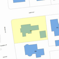 398 Walnut St, Newton, MA 02460 plot plan