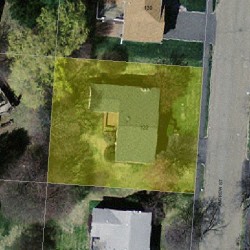 122 Andrew St, Newton, MA 02461 aerial view