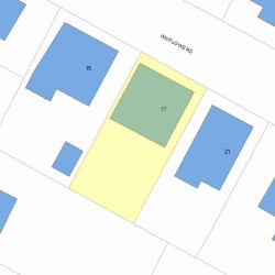 17 Whitlowe Rd, Newton, MA 02465 plot plan