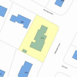 1735 Washington St, Newton, MA 02466 plot plan