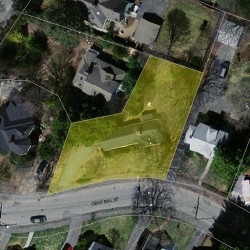 49 Central St, Newton, MA 02466 aerial view