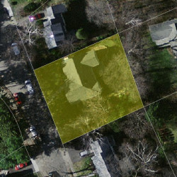 39 Rochester Rd, Newton, MA 02458 aerial view