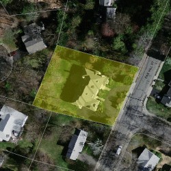 45 Oak Hill St, Newton, MA 02459 aerial view