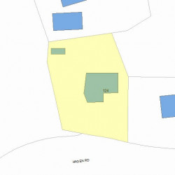 124 Hagen Rd, Newton, MA 02459 plot plan