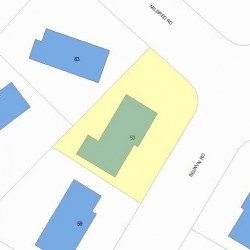 53 Selwyn Rd, Newton, MA 02461 plot plan