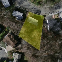 28 Cottonwood Rd, Newton, MA 02459 aerial view