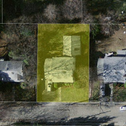 56 Clinton Pl, Newton, MA 02459 aerial view