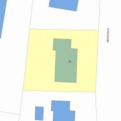 86 Moulton St, Newton, MA 02462 plot plan