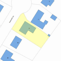 15 Elmhurst Rd, Newton, MA 02458 plot plan