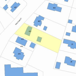468 Waltham St, Newton, MA 02465 plot plan