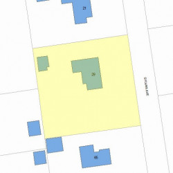 29 Sylvan Ave, Newton, MA 02465 plot plan
