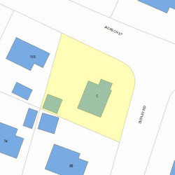 5 Dudley Rd, Newton, MA 02459 plot plan